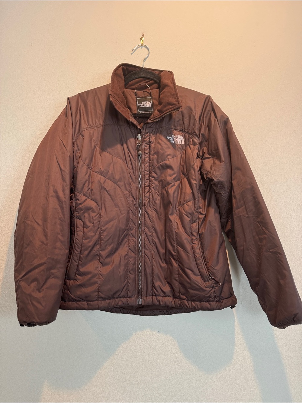 The North Face Brown Quilted Puffer Jacket